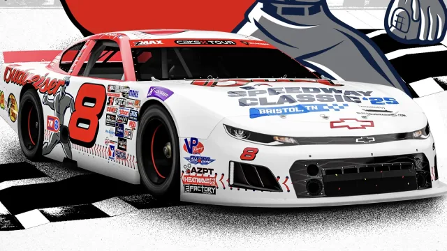 Dale Earnhardt Jr Budweiser MLB special paint scheme