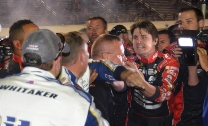 Jeff Gordon Texas NASCAR brawl with Kevin Harvick