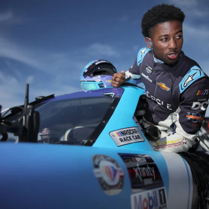 Rajah Caruth reacts to chaotic Texas NASCAR finish