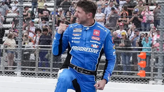 Ross Chastain and Denny Hamlin NASCAR rivalry at Talladega