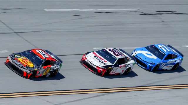 Ross Chastain controversial block on Denny Hamlin at Talladega
