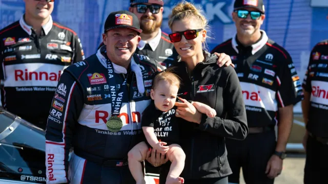 Tony Stewart credits wife Leah Pruett for NHRA victory