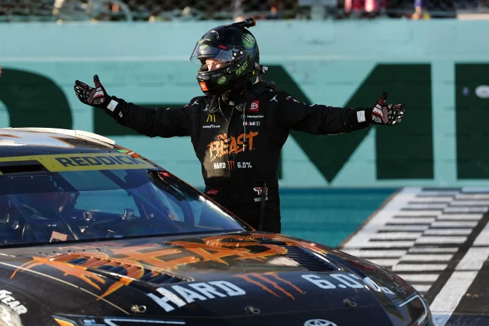Tyler Reddick reacts to 2026 Homestead championship Tyler Reddick reacts to 2026 Homestead championship