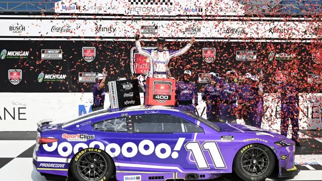 Denny Hamlin and Jordan Fish use dating app for baby name