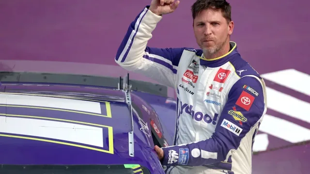Denny Hamlin misses race after son's birth