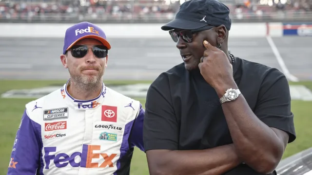 Kyle Larson discusses weather impact on Michigan NASCAR race