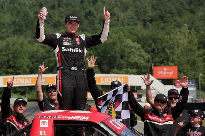 NASCAR Truck Finishing Order at Lime Rock