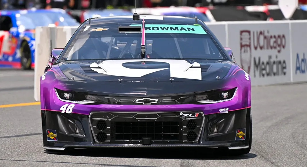 Alex Bowman on North Wilkesboro points race