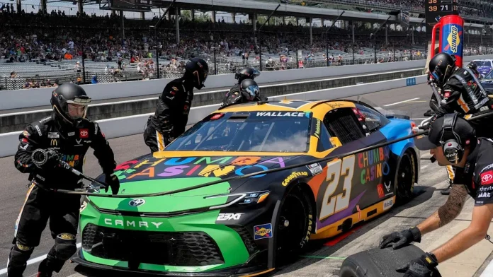 Bubba Wallace Brickyard 400 playoff impact