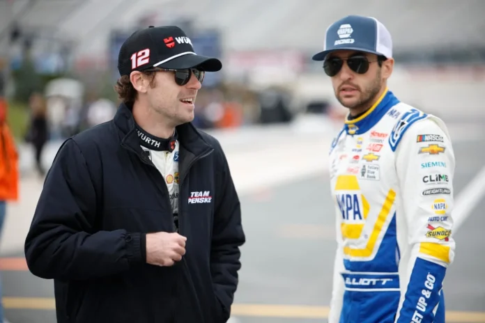 Chase Elliott golf rivalry with Ryan Blaney