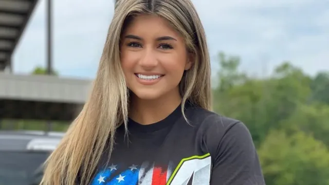 Hailie Deegan Shows Off Her Off-Weekend Glow
