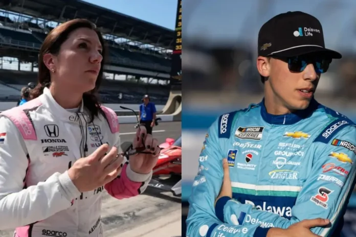 Katherine Legge Beats Carson Hocevar Again