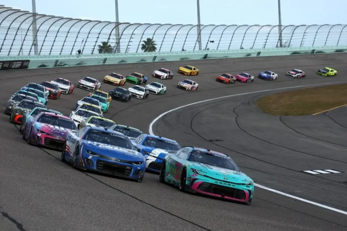 NASCAR drivers play cornhole for charity