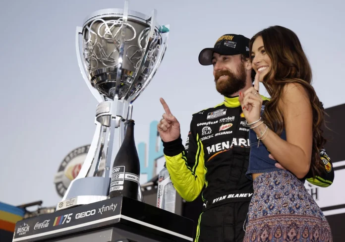 Ryan Blaney marriage story