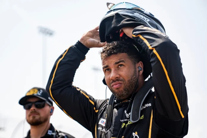 Bubba Wallace Proud Family NASCAR appearance
