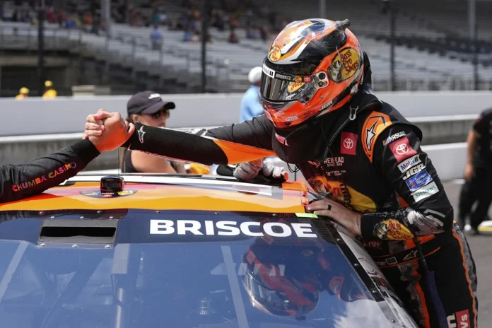 Chase Briscoe Iowa Speedway crash