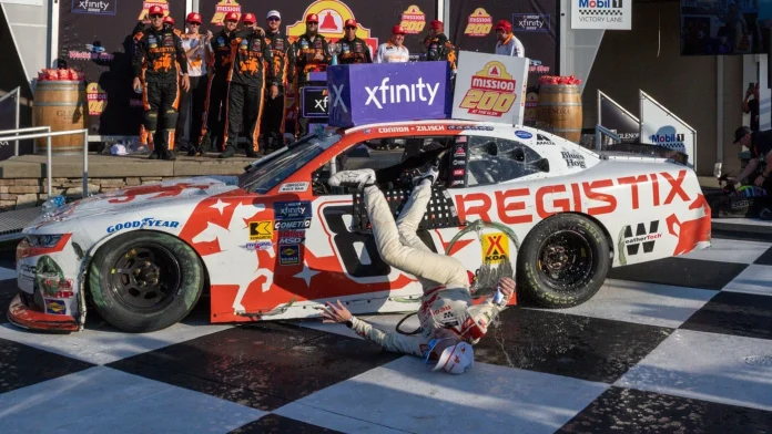 Connor Zilisch injured after victory fall