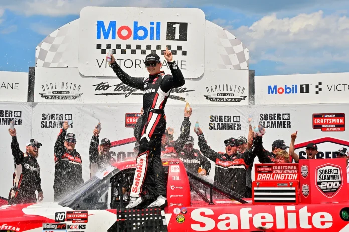 Corey Heim Darlington NASCAR victory