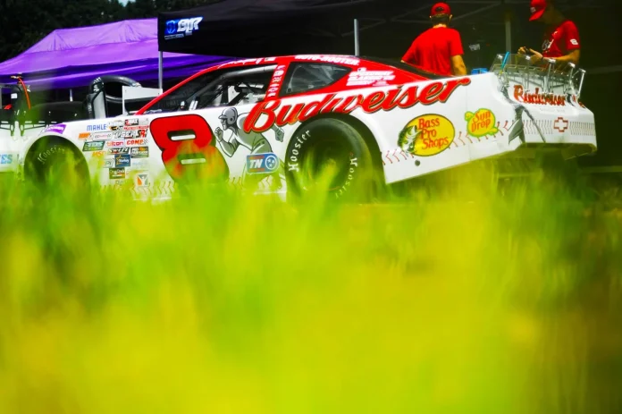 Dale Earnhardt Jr Anderson Speedway finish