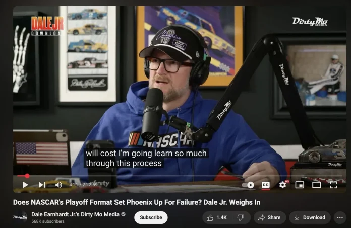 Dale Earnhardt Jr intra-team racing challenges