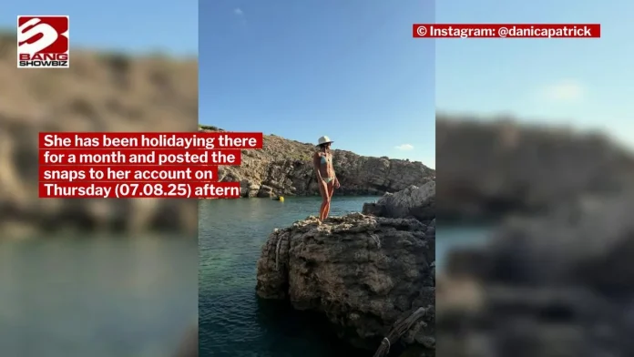 Danica Patrick European summer beach photos