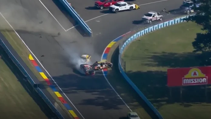 Denny Hamlin blames van Gisbergen crash