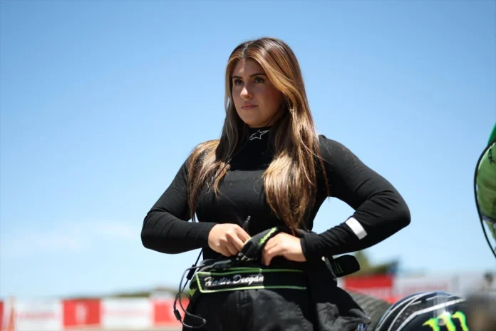 Hailie Deegan Indy NXT struggles