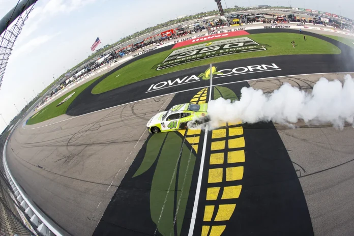 Harrison Burton Iowa Xfinity Playoff push
