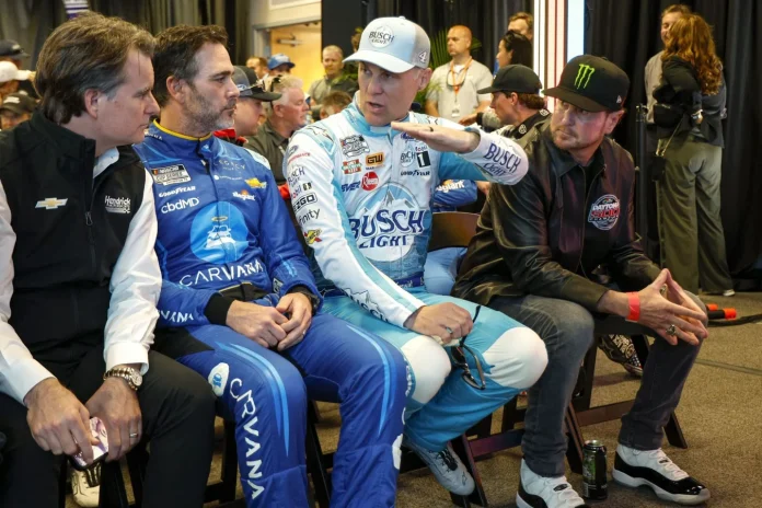 Jeff Gordon at IROC event
