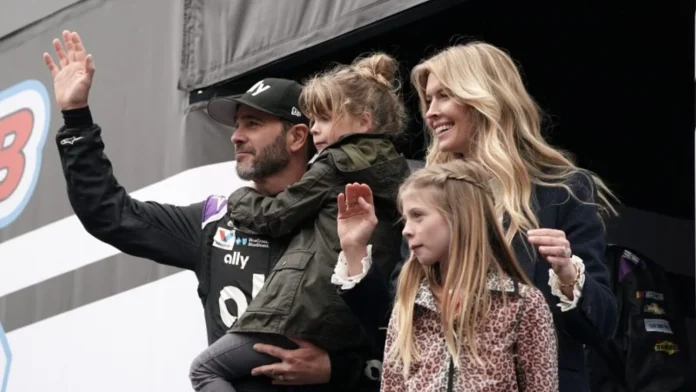 Jimmie Johnson emotional farewell as parent