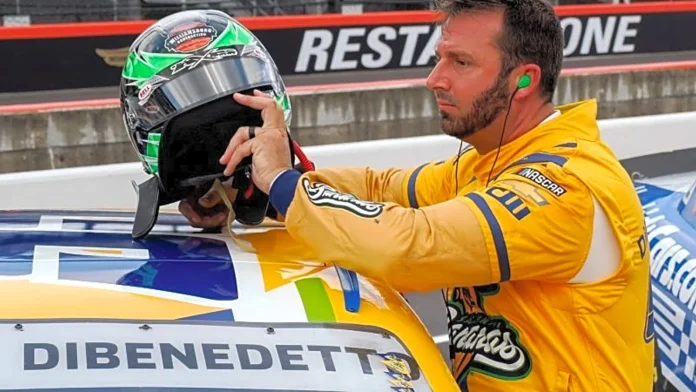 Matt DiBenedetto Portland Xfinity Series fire