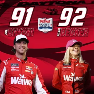 Natalie Decker returns to NASCAR racing at Daytona, joins Josh Bilicki in Wawa’s 2024 DGM Racing lineup