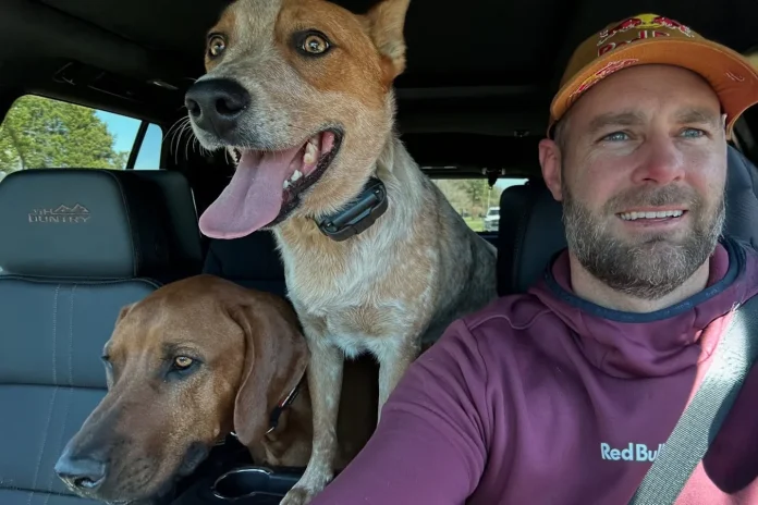Shane van Gisbergen NASCAR dogs