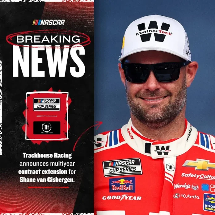 Shane van Gisbergen Trackhouse Racing contract extension