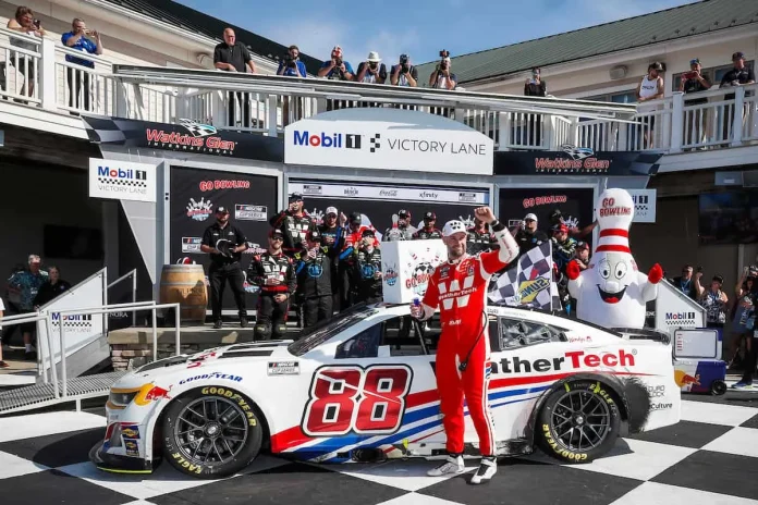 Shane van Gisbergen Watkins Glen victory