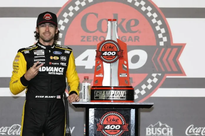 Why Ryan Blaney Won the Coke Zero 400