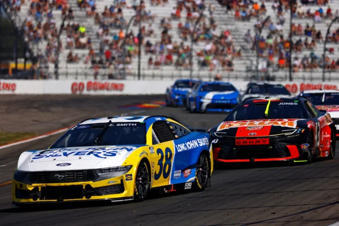 Zane Smith pit road incident