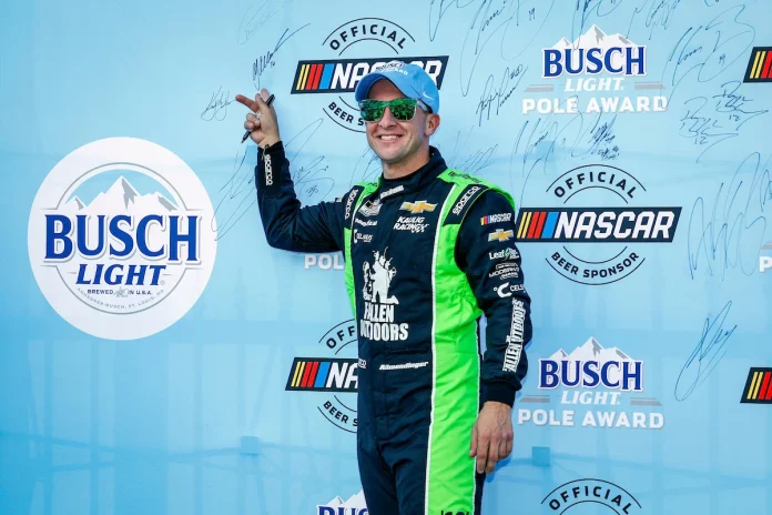 AJ Allmendinger Bristol Night Race pole