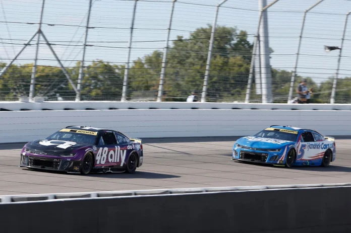 Alex Bowman Gateway race frustration