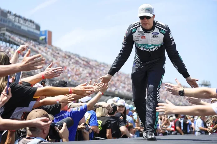 Brad Keselowski Excites Fans With Fenway First Pitch