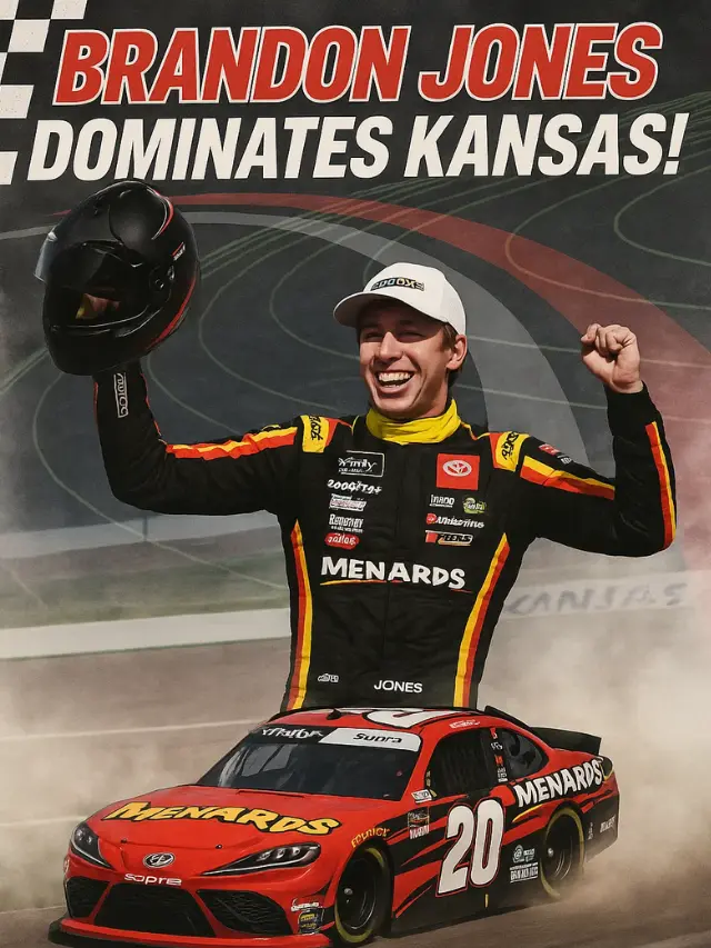 Brandon Jones Dominates Kansas: Xfinity Playoff Victory Highlights