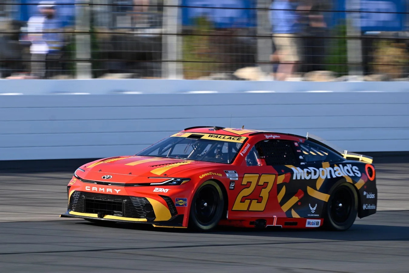 Bubba Wallace New Hampshire finish