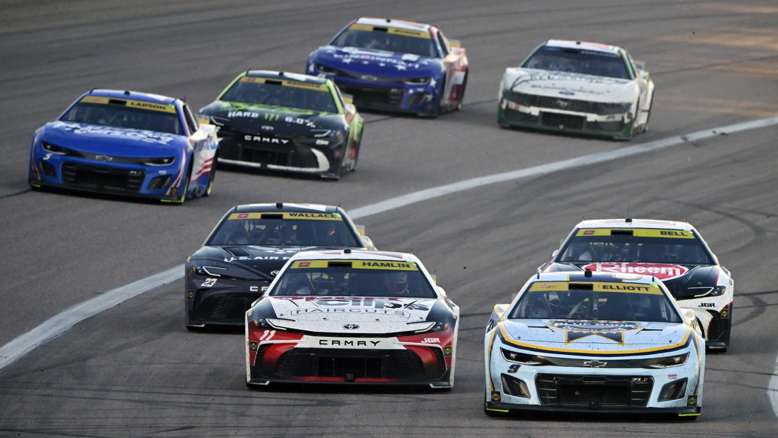 Bubba Wallace Kansas Speedway collision