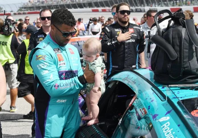 Bubba Wallace fatherhood and public perception