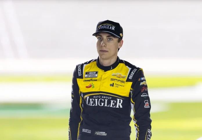 Carson Hocevar Darlington pit road incident