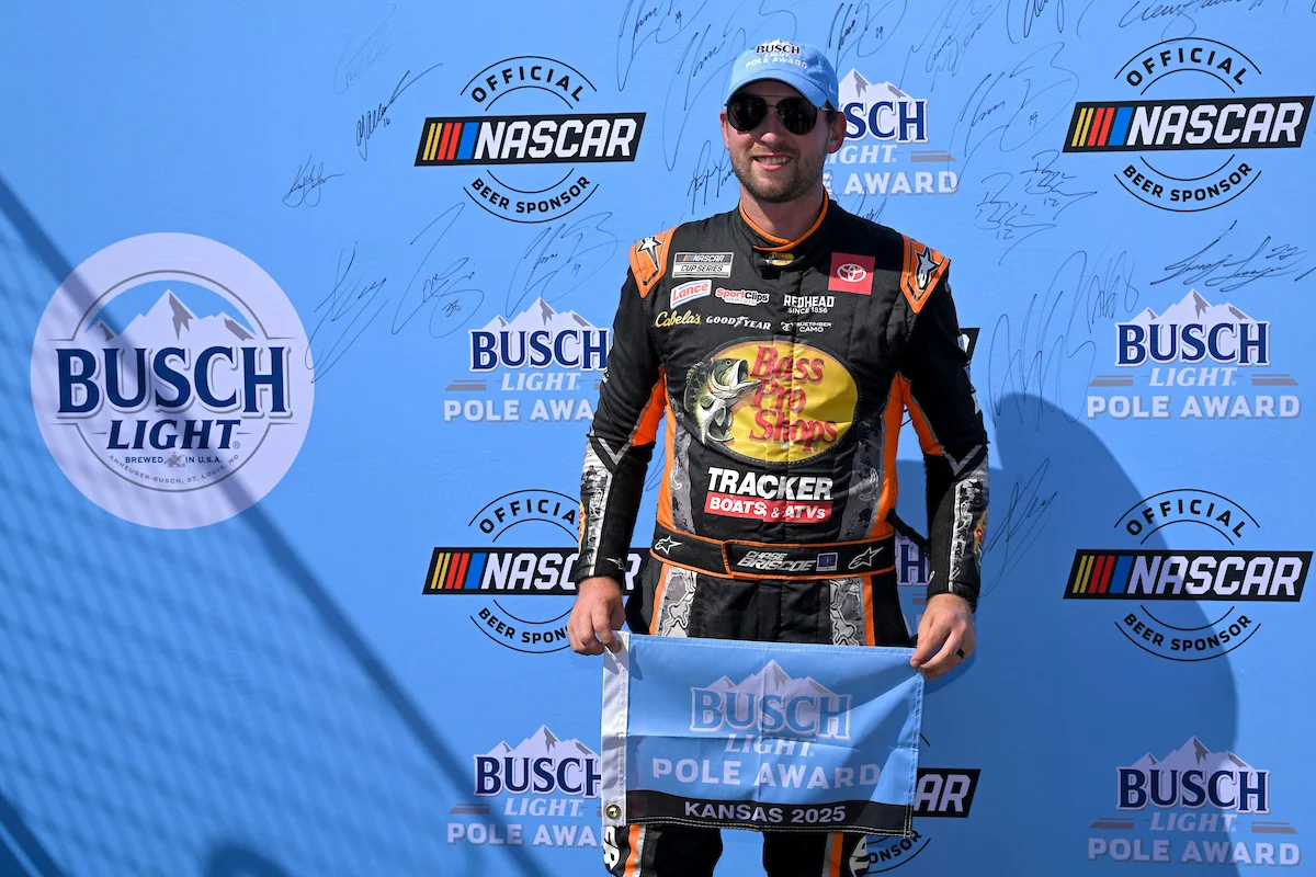 Chase Briscoe Kansas Speedway pole