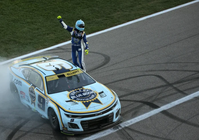 Chase Elliott Kansas Speedway win