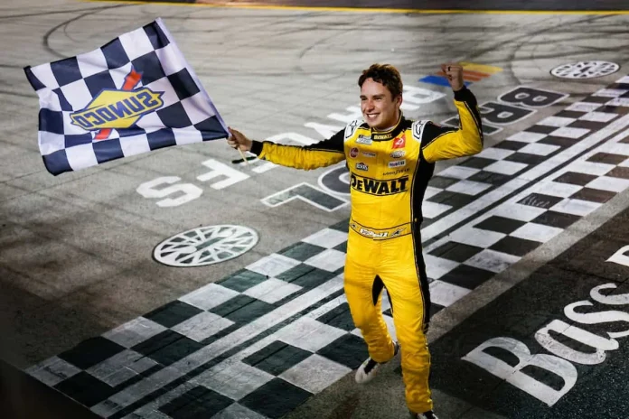 Christopher Bell wins Bristol Night Race
