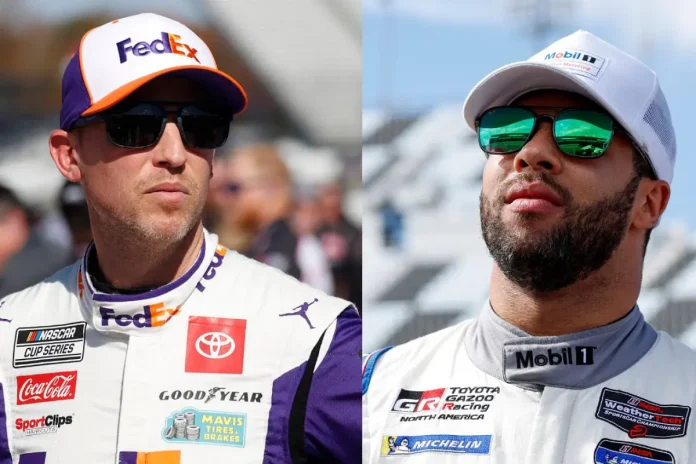 Denny Hamlin Blunt on Radio Amid Kansas Playoff Duel with Bubba Wallace