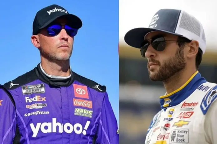Denny Hamlin Explains Kansas Crash That Let Chase Elliott Win